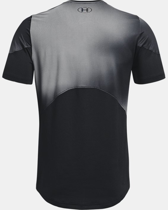Men's UA RUSH™ HeatGear® 2.0 Print Short Sleeve, Black, pdpMainDesktop image number 5